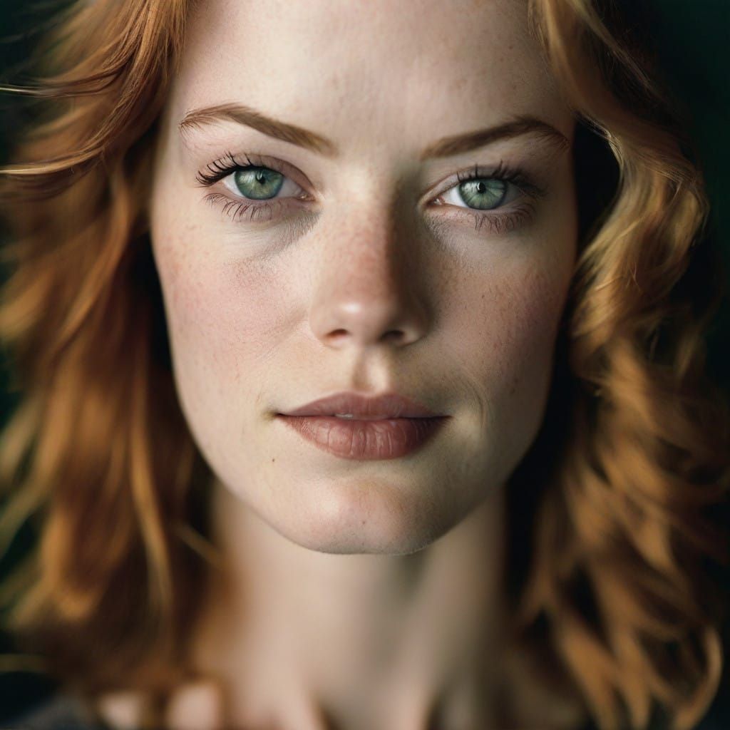 Gentle Summer Portrait of Emma Stone