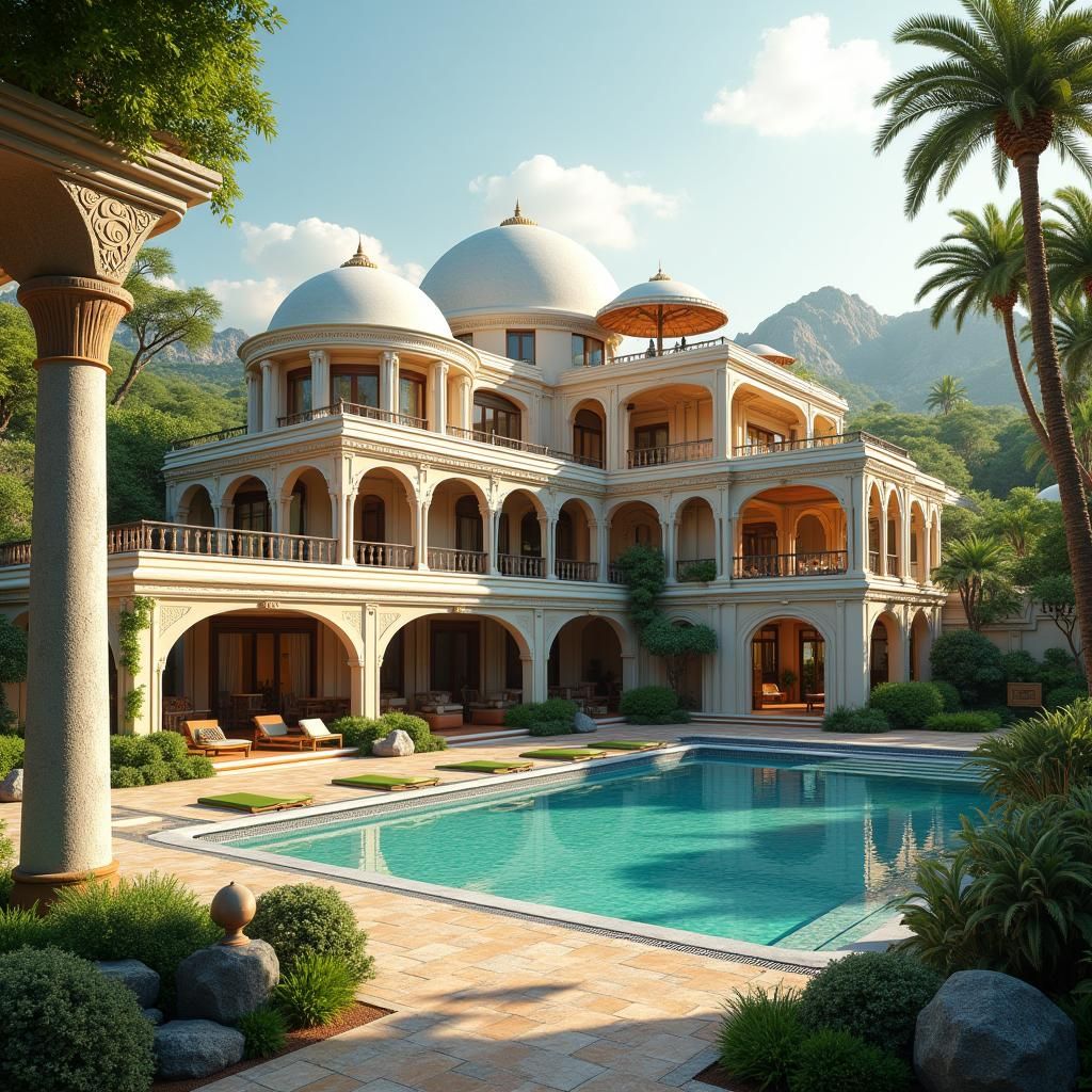 Paradise Dream House: Hyperrealistic Conceptual Design