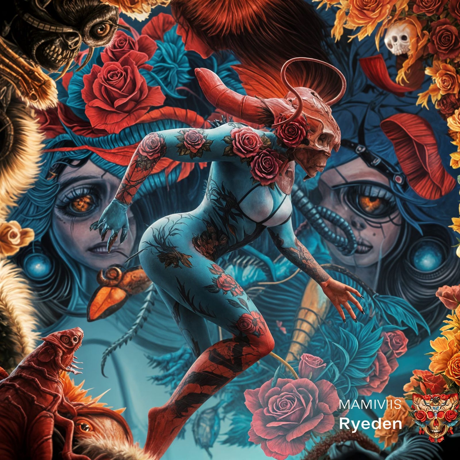 Pop Surrealism: Monsters and Roses Jigsaw