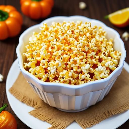 Spicy Flaming Habanero Popcorn