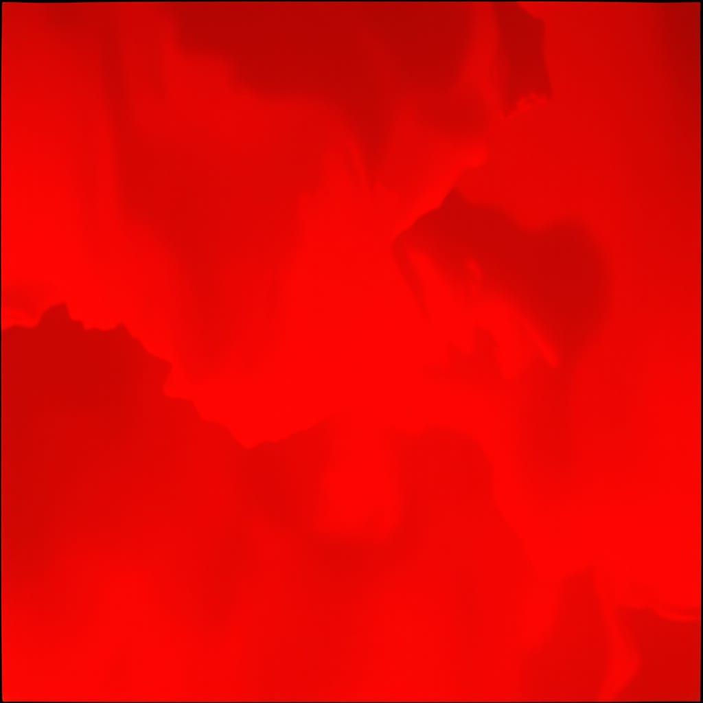 Intense Fiery Red Landscape with Cinematic Lighting