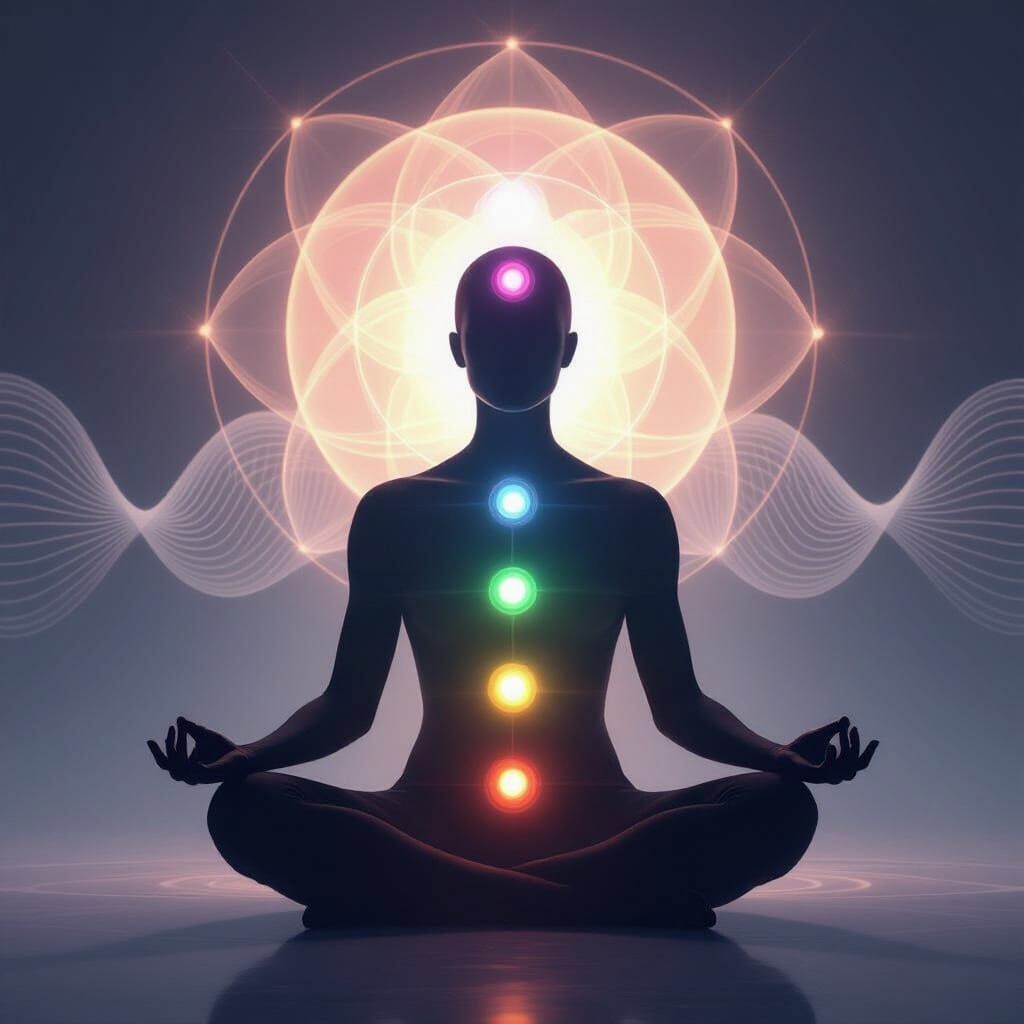 Modern Chakra Visualization as Harmonic Light Emitters