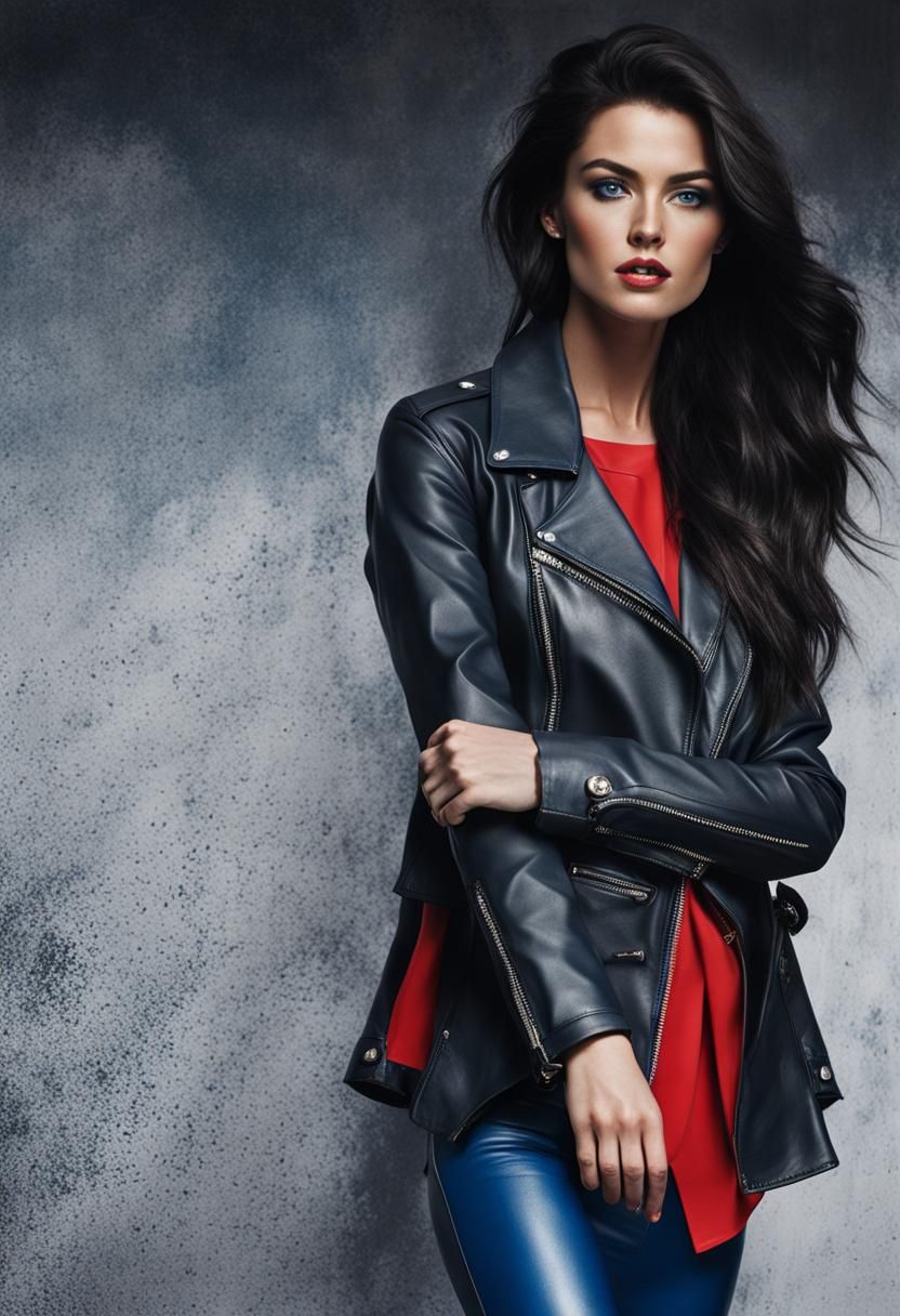 Hyperrealistic Portrait of Rebecca Fergusson in Photoshoot