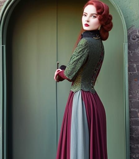 Steampunk Female Spy #6