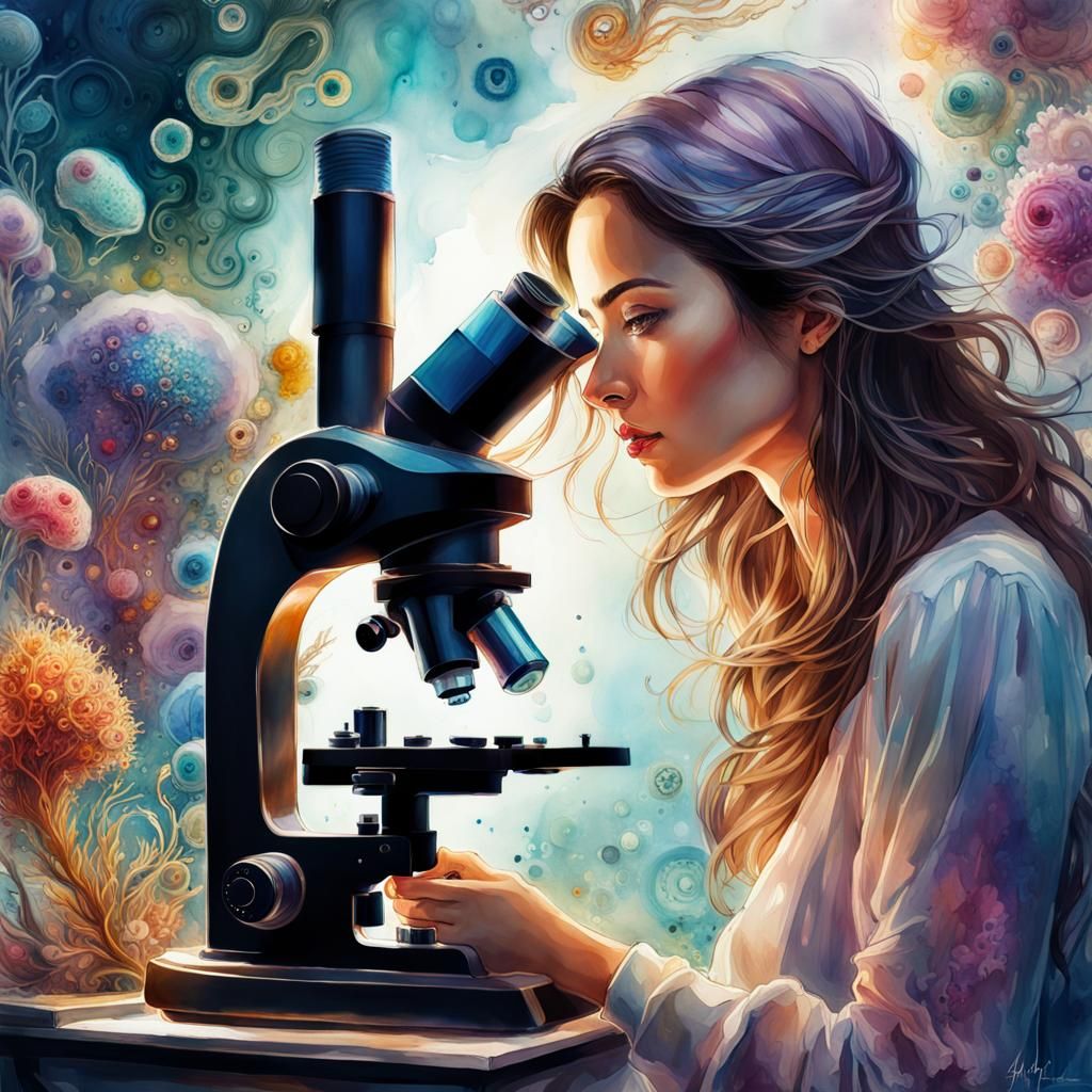 Beautiful Researcher in an Amoeba World.