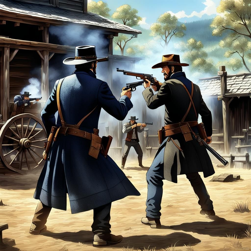 Hatfields and McCoys Facing off at High Noon