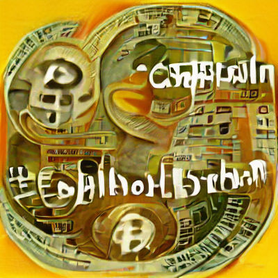 Bitcoin Cryptocurrency Digital Art