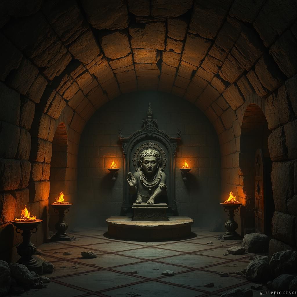Mysterious Underground Shrine of a Forgotten God