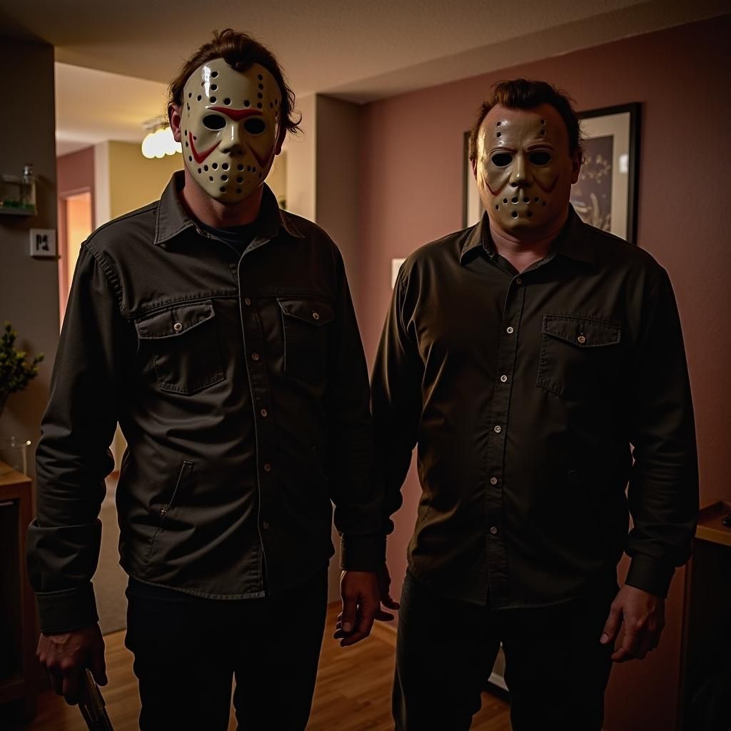 Jason and Michael Uninvited at Housewarming Party