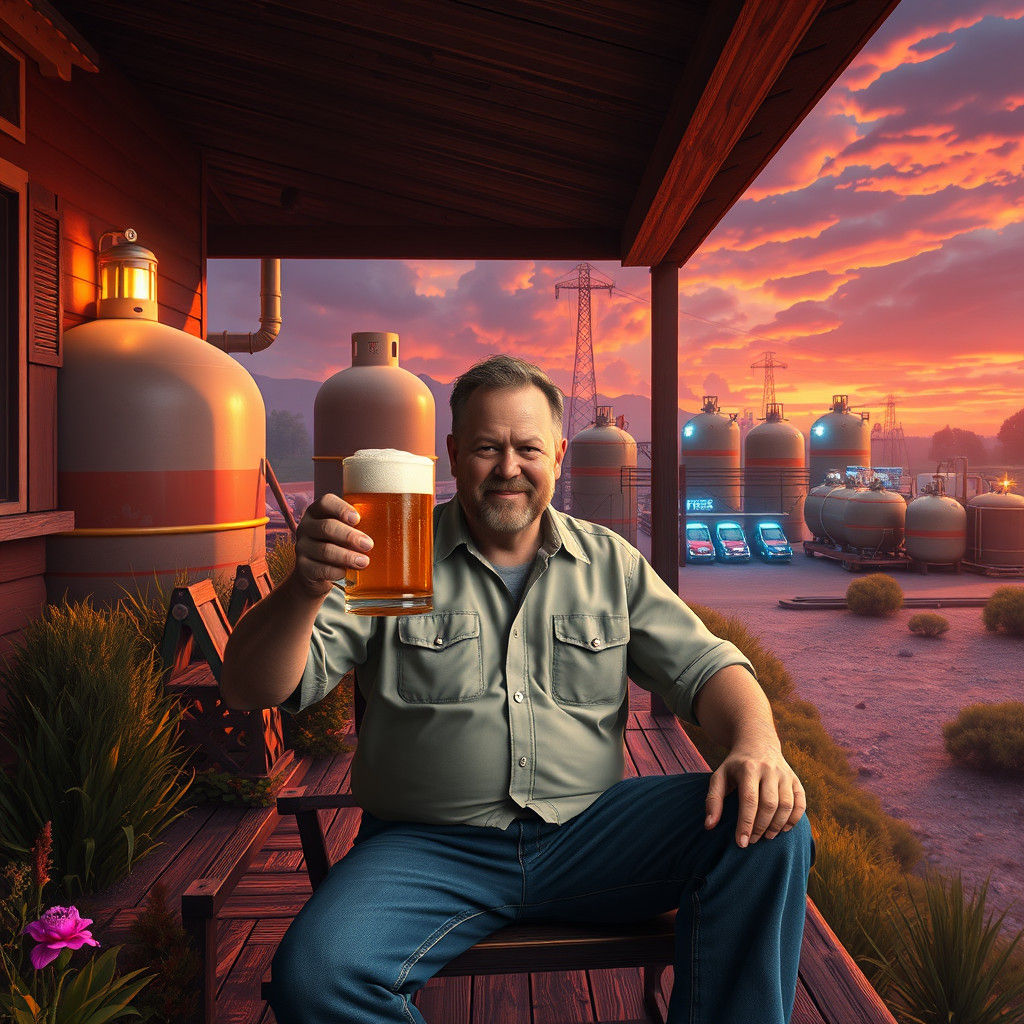 Hank Hill's Dreamlike Texan Propane Fantasy