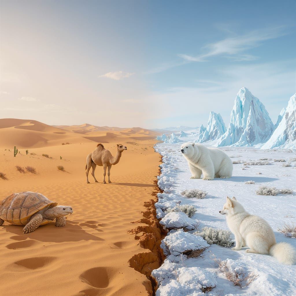 Desert and Tundra Biomes Clash