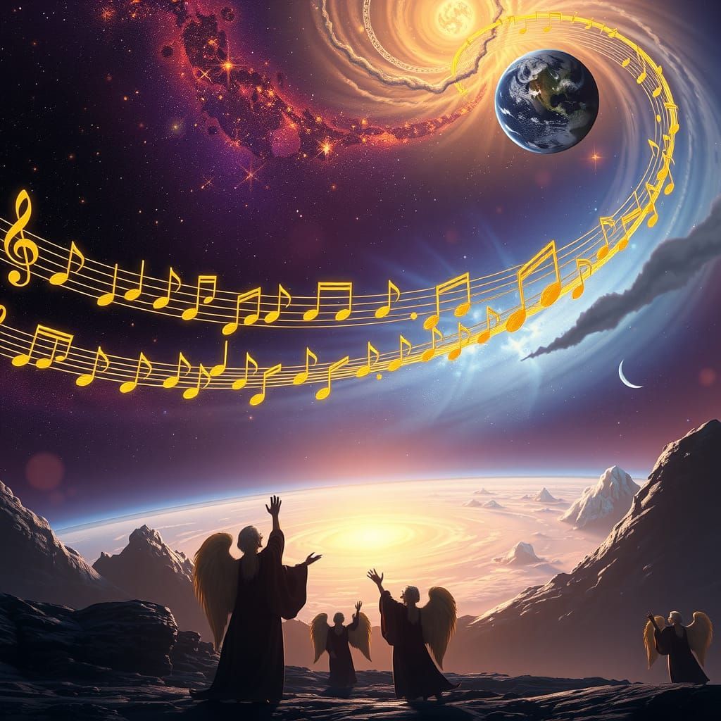Creation of Eä: A Symphony of Light and Music