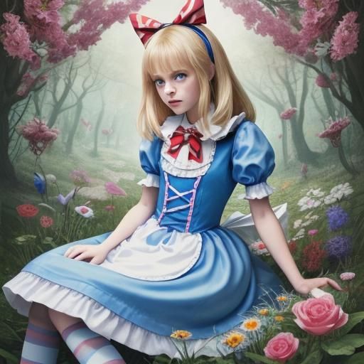Alice in Wonderland AI Generated