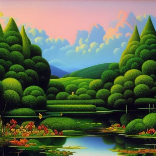 Psychedelic Dodecahedron in Photorealistic 3D Graphics