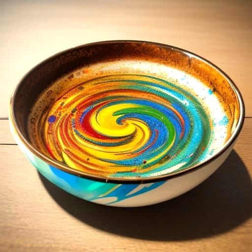 Vibrant Street Art Explosion in High Contrast Colors