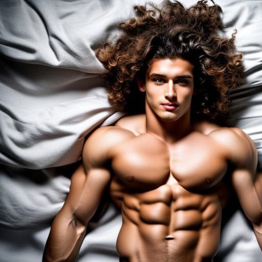 Hyperrealistic Portrait of a Handsome Young Man