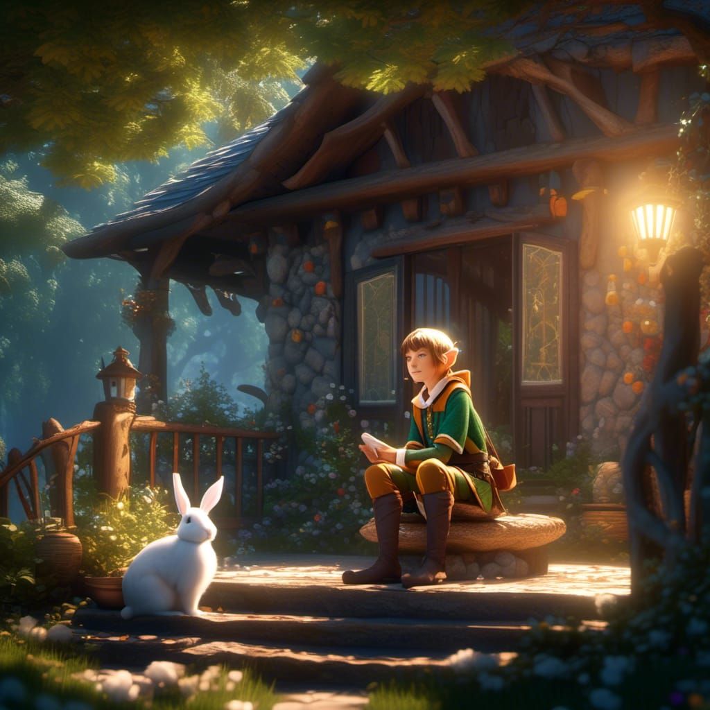 I ett hus vid skogens slut