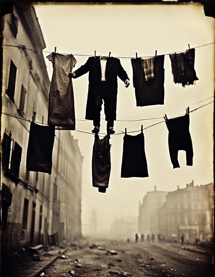 Surreal Hallucinatory Photograph with Strange Technology