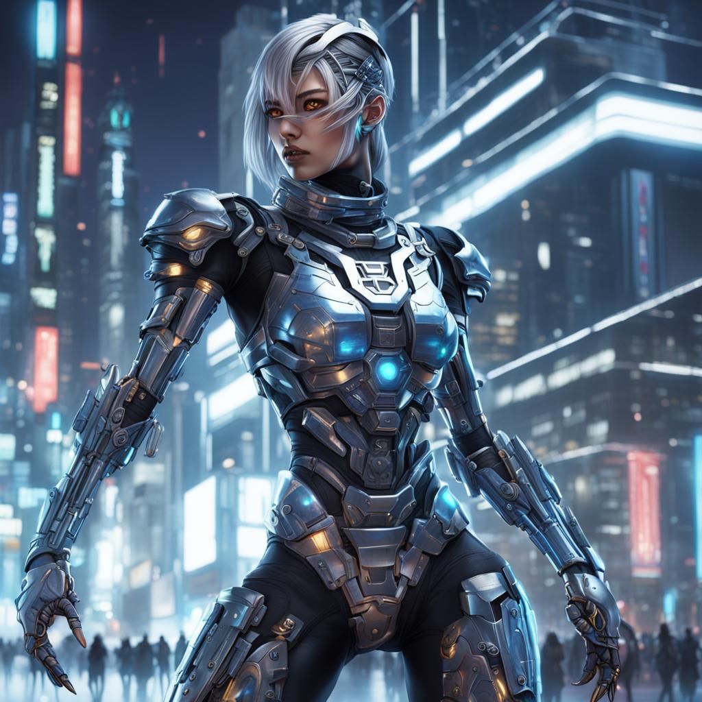 Cybernetic Ninja Inspired by Sorayama, 8K Art