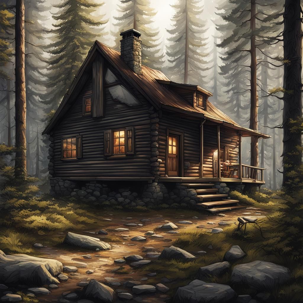 Realistic Cabin in the Woods