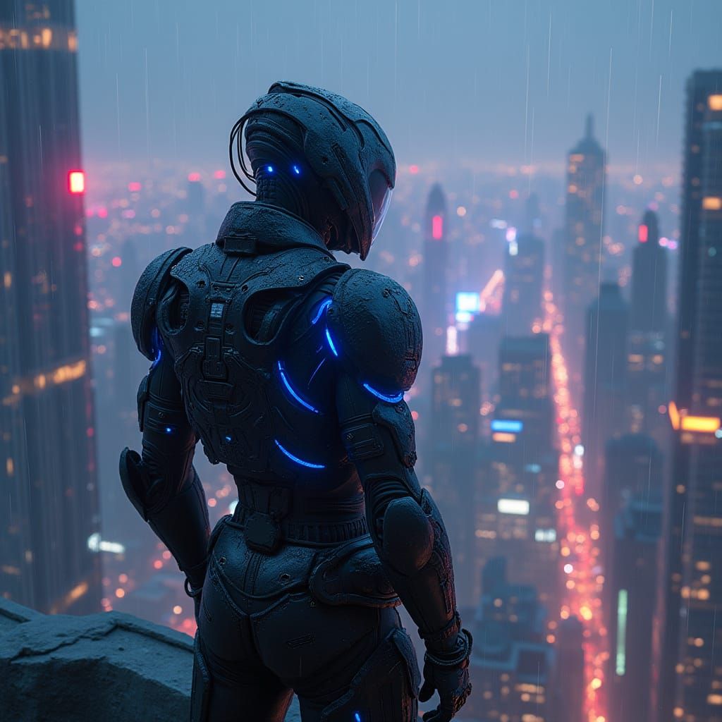 Cybernetic warrior...