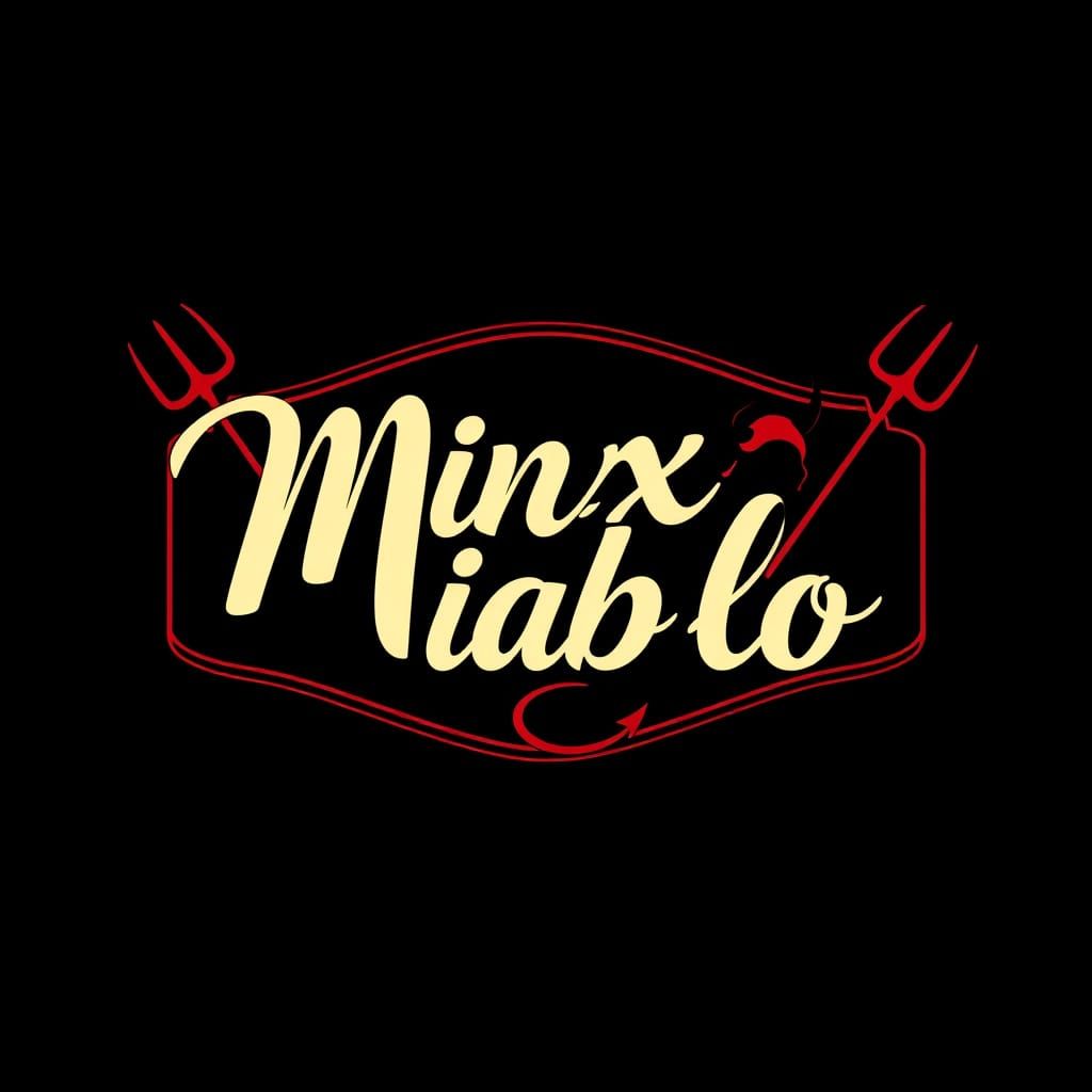 Minx Diablo Logo: Dark & Edgy Vector Design