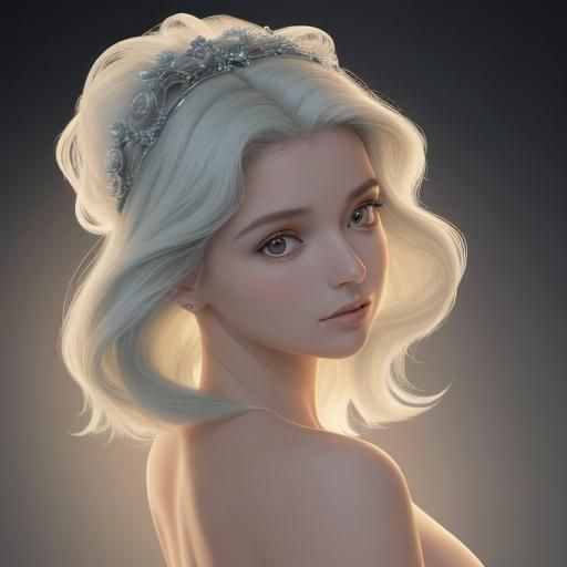 Elegant Woman Embodiment of Grace and Beauty