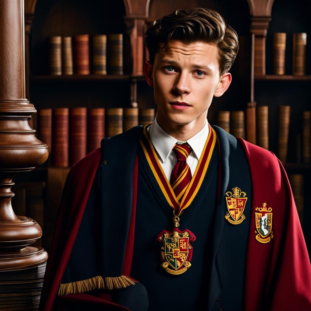 Tom Holland as Gryffindor Student at Hogwarts