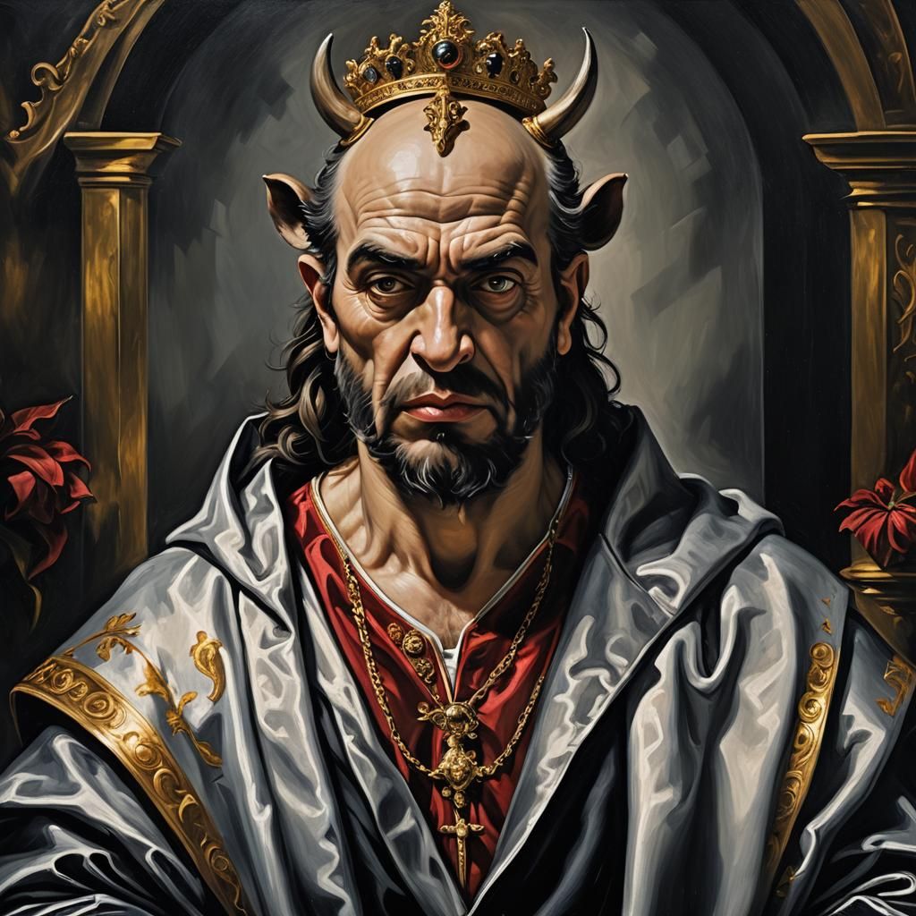 Detailed Portrait in the Style of El Greco