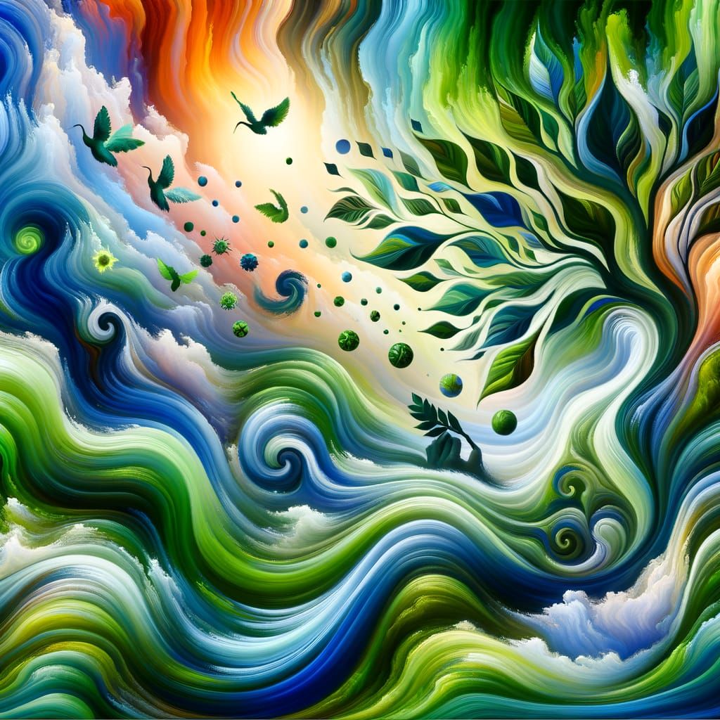 Surreal Harmony of Life and Nature