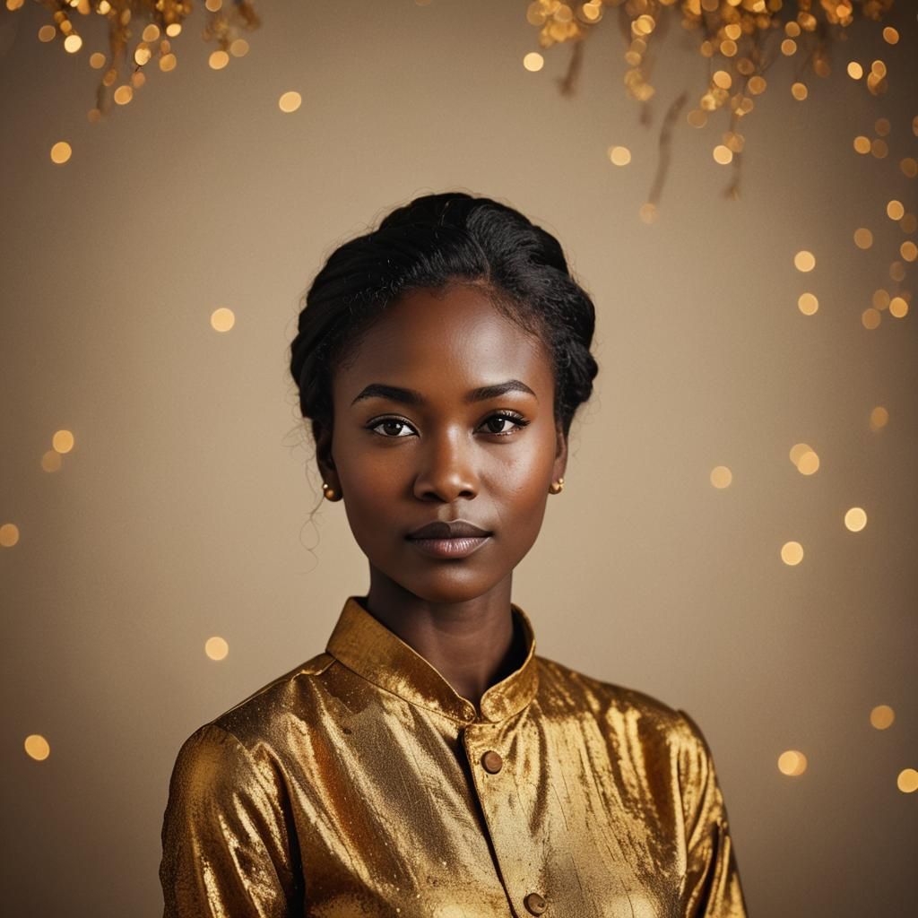 Striking Portrait of Oko Konia in Studio Lighting