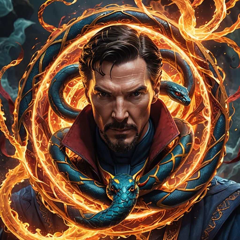 Dr. Strange Snake with Mystical Elements