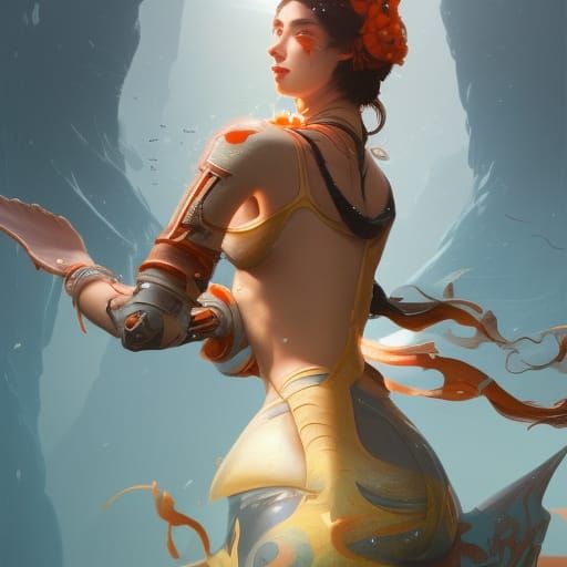 Hammerhead Shark Princess Concept Art