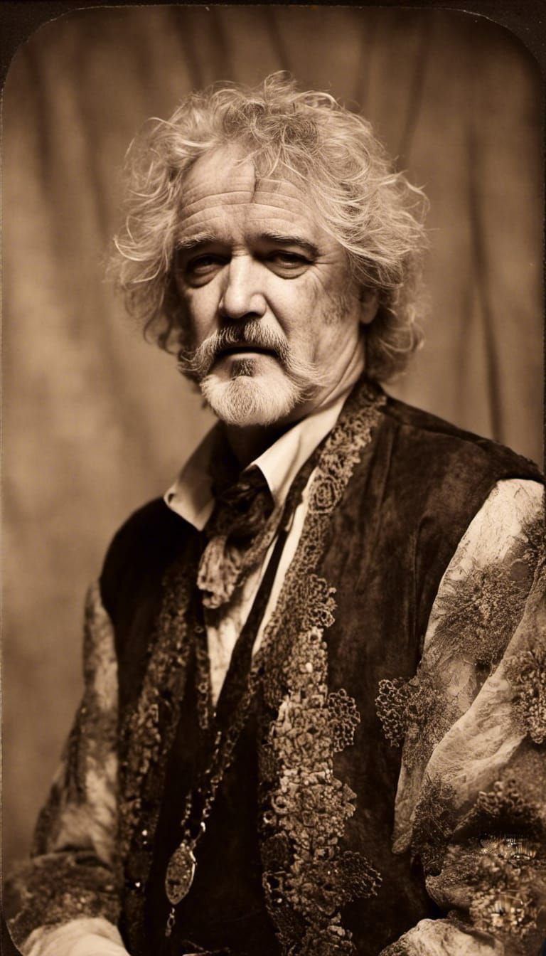 19th Century Portrait in Sepia Tones