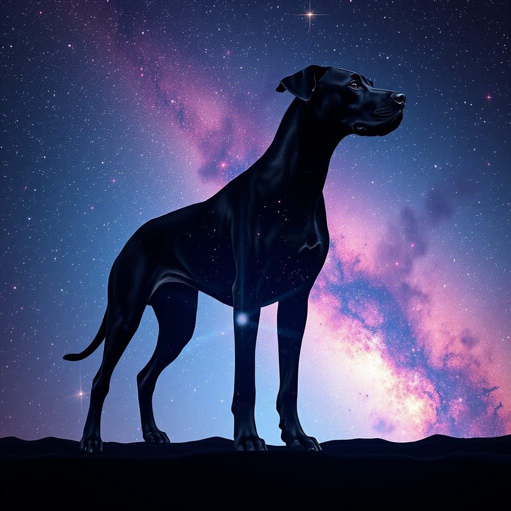 Rhodesian Ridgeback silhouette