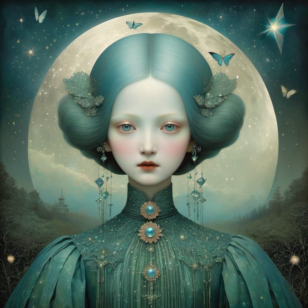 Glowing Spectral Visions in a Haunting Aesthetic