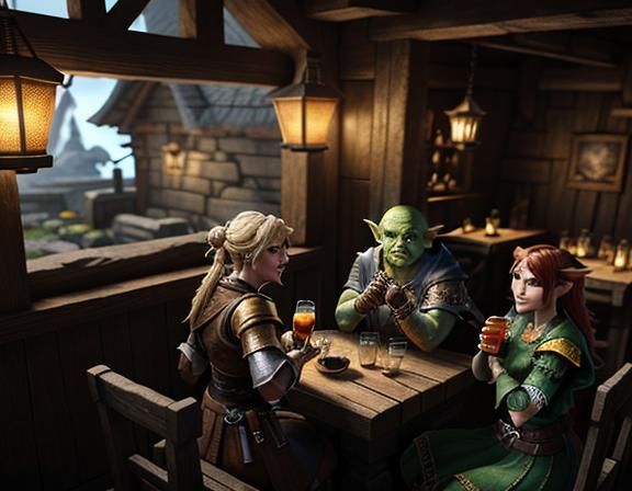 Goblin Cocktail Hour: 3D Game Cinematic