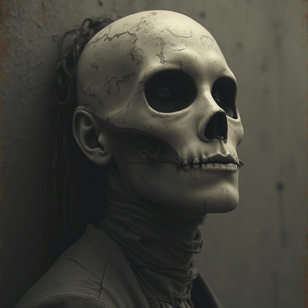 Haunting Reflection: Confronting Inner Turmoil