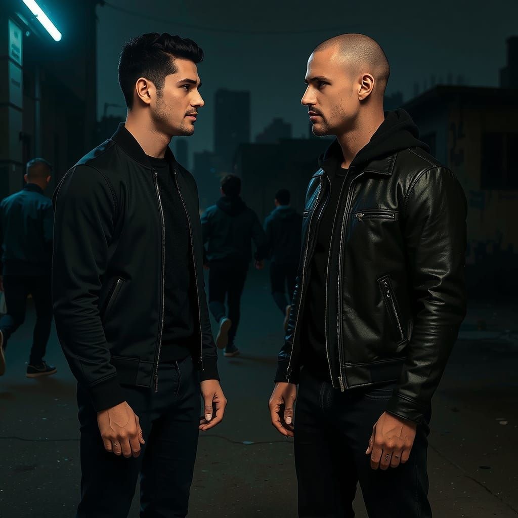 Two Handsome Men Meet In Nashville Slum