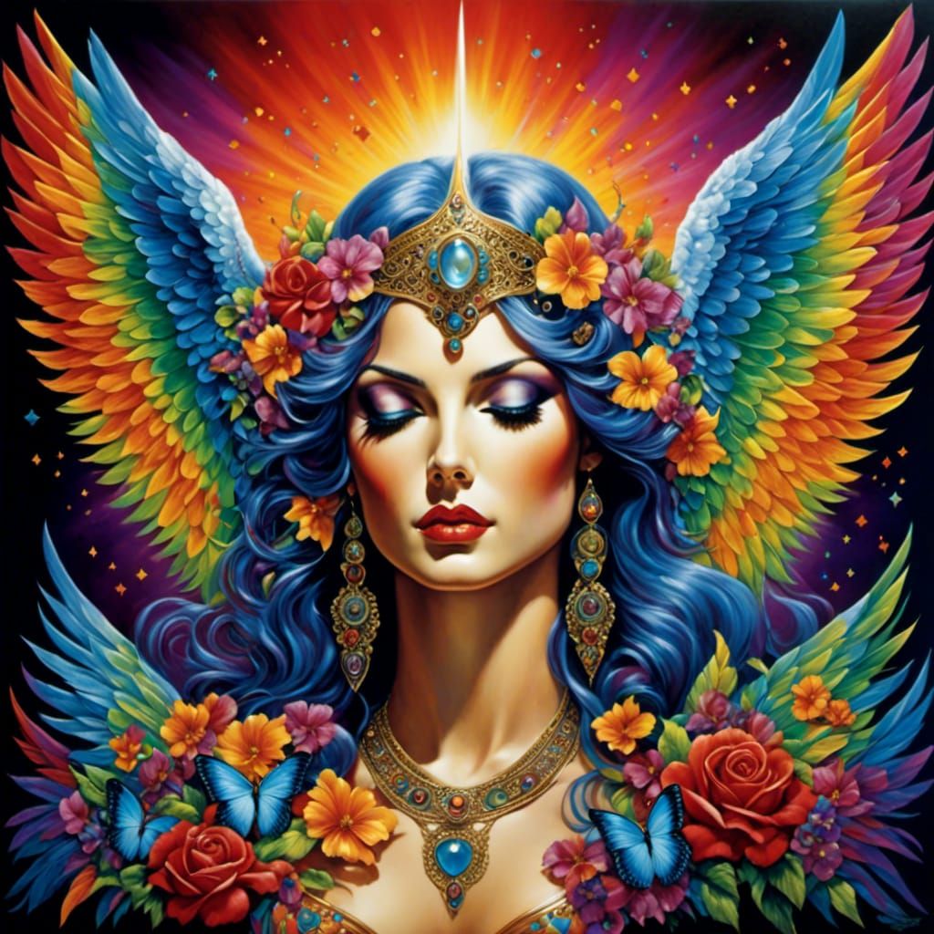 Rainbow Angel of Love and Friendship