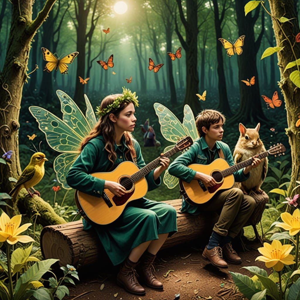 Whimsical Woodland Creatures Perform in Enchanted Forest Con...