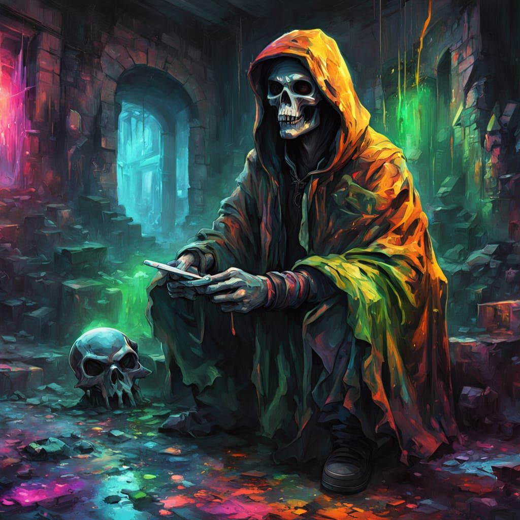 Cybernetic Cleric in Alien Ruins