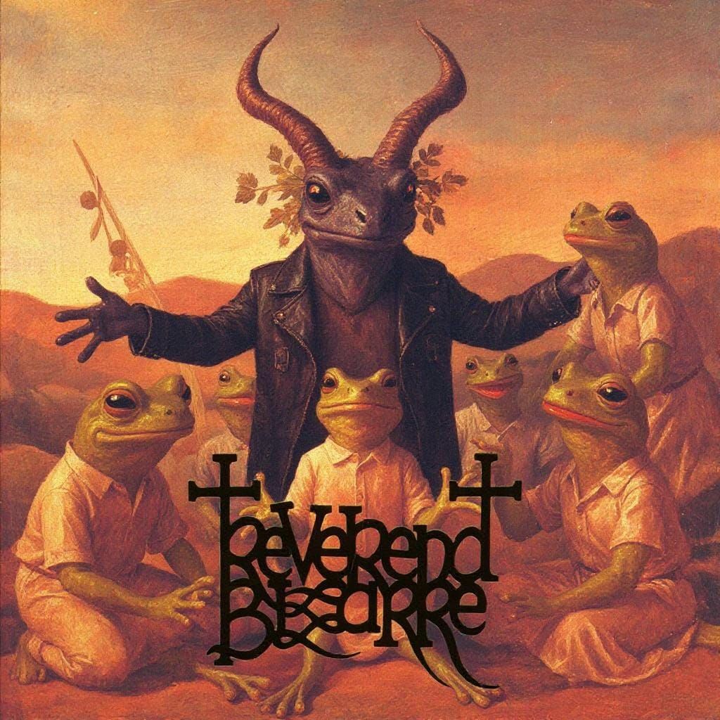 Dark Horned Frog Transformation in Red Color Scheme