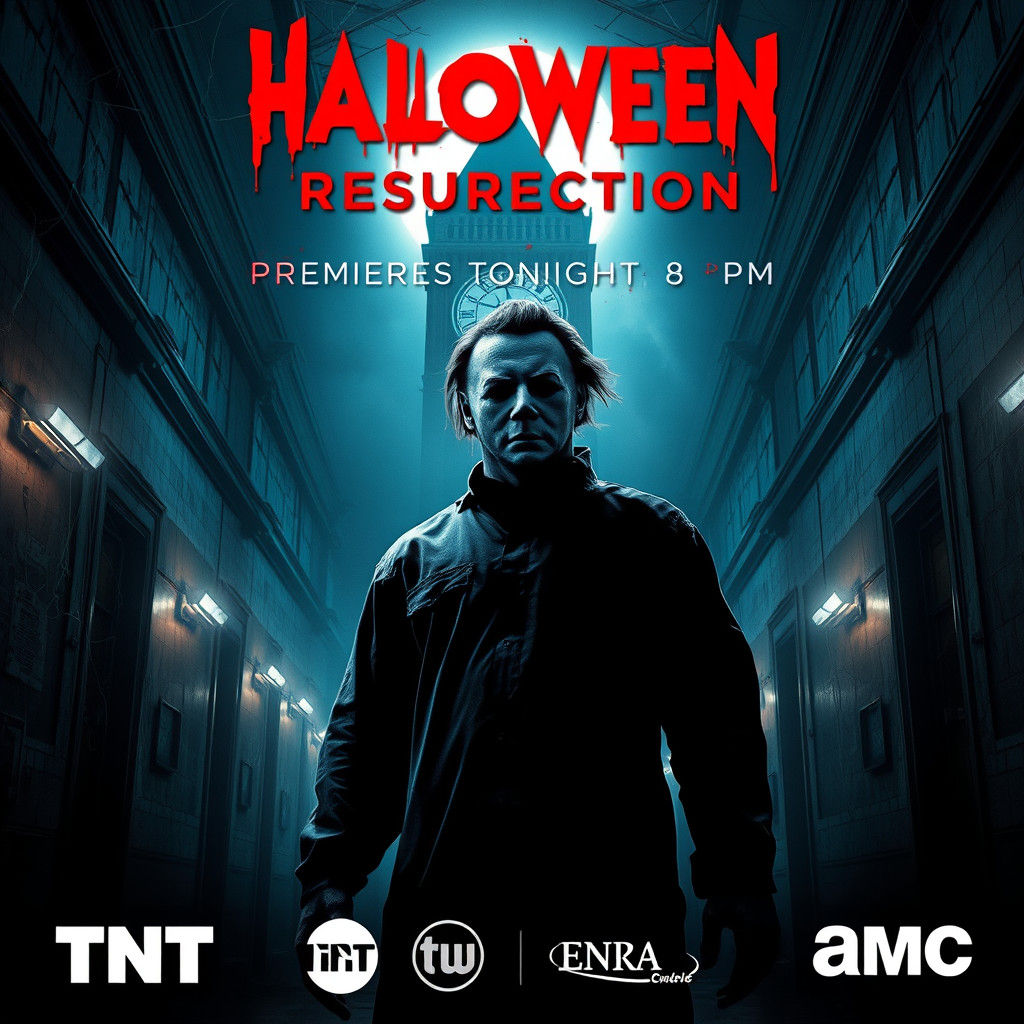Halloween: Resurrection 2 Movie Poster, Premieres Tonight
