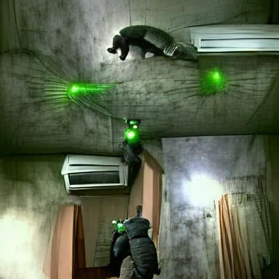 Futuristic Soldier in Cyberpunk Style