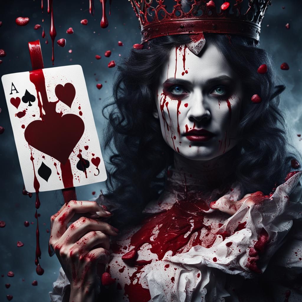 Queen of Hearts: A Bloody Portrait