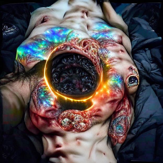 Cosmic Horror: Universe Imploding into Flesh and Void