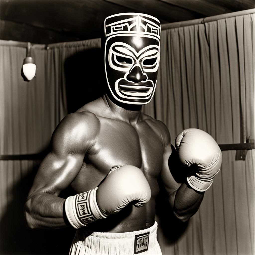 1950s Tiki Boxing Champion