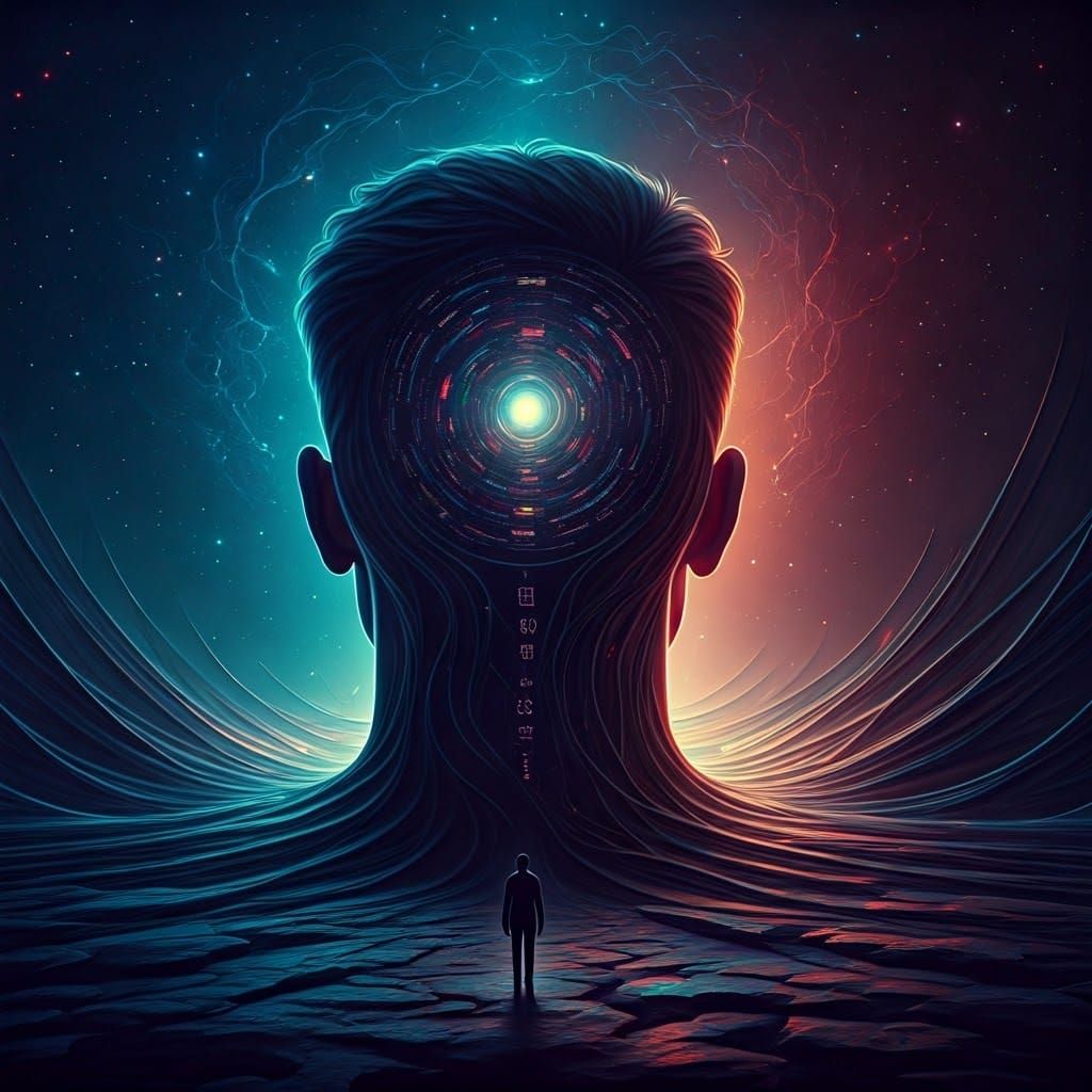 Surreal Mindscape: A Mystical Inner World