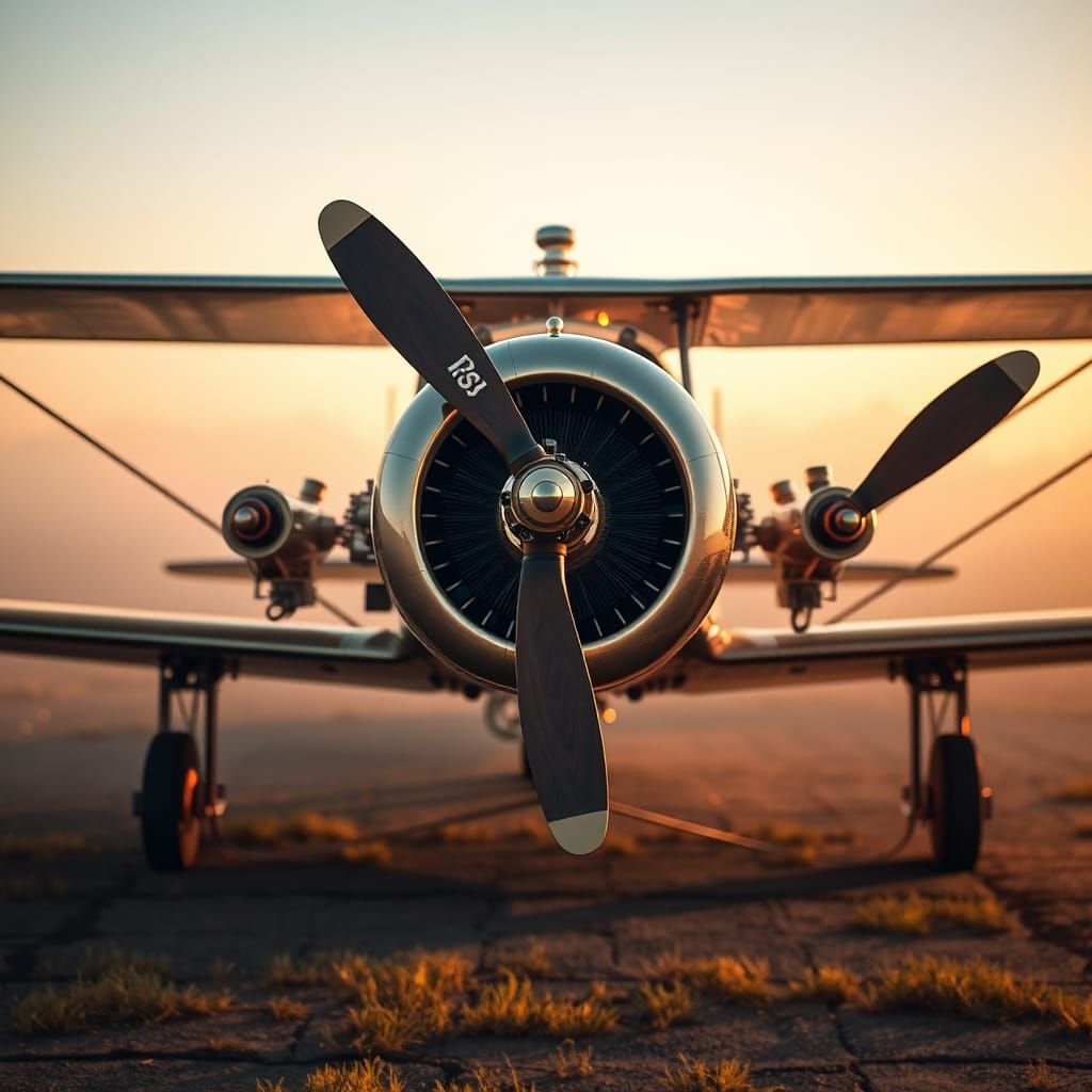 Victorian-Era Airplane with Steam-Powered Engine